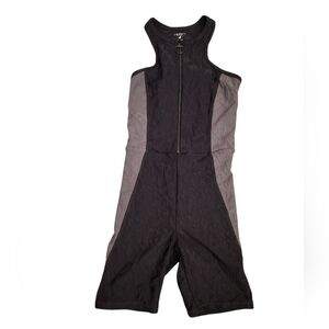 Twenty Montreal Get Hot 3D Zip-Up Jumpsuit Black Sz Large